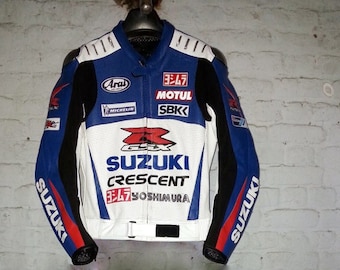 Giacca pelle suzuki new arrivals