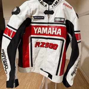 Yamaha Red and White Jacket - Etsy