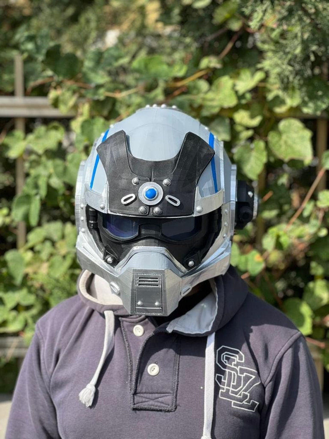 Wearable Carmine's Helmet / Gears of War / High Quality 11 Scale Cosplay Prop / Quick Response