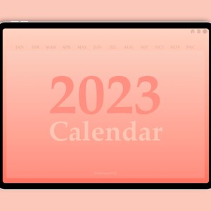 Coral Digital Planner 2023 Digital Planner Digital Planner Goodnotes Planner Digital Planner iPad Planner Goodnotes