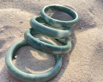 Green Jade Bracelet Bangle 50cm