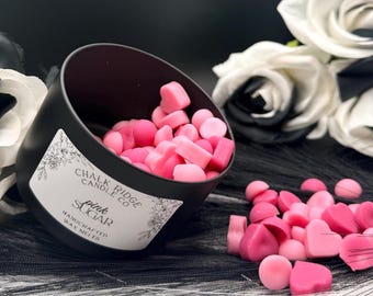 PINK SUGAR - Soy Wax Melts Scoopies Tin - Handcrafted, Strong Home Fragrance