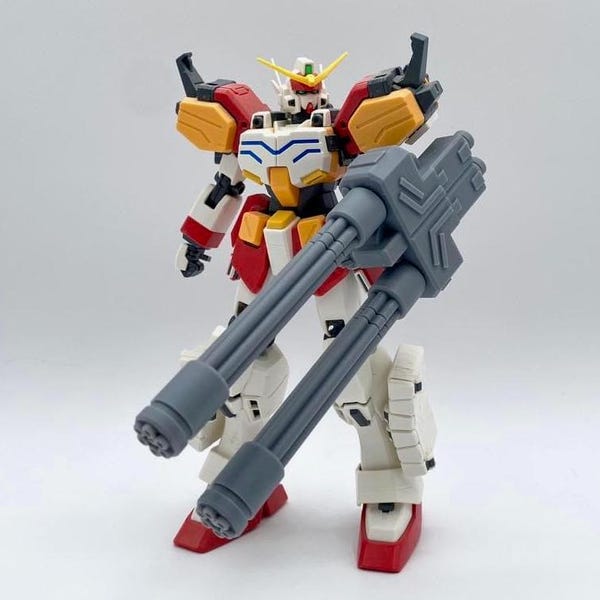 Heavyarms Dual Gatling Gun (Resin Weapon Kit - HG, MG Scale)