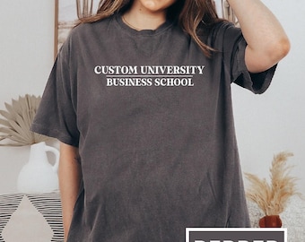 Comfort Colors® Custom University Shirt: Personalized College Tee