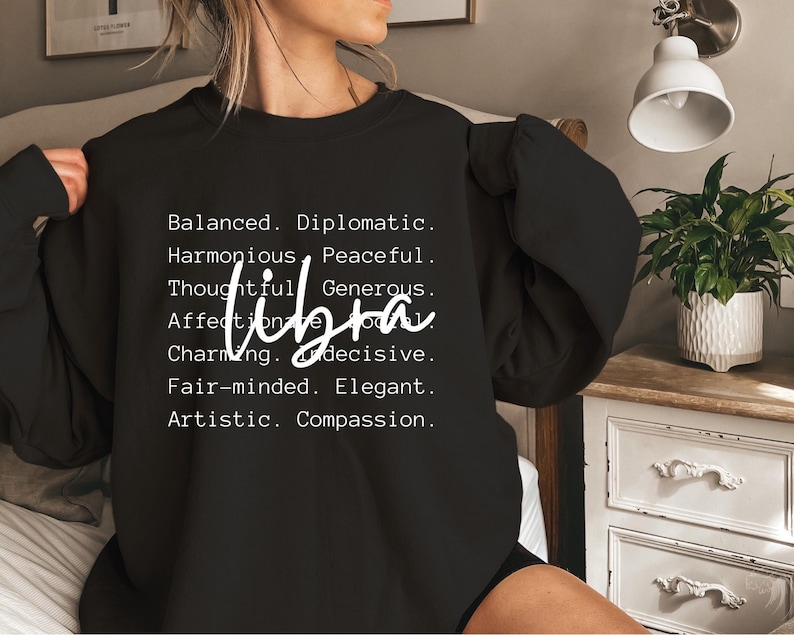 Libra Gifts, Libra Shirt, Libra Sweatshirt, Libra Gift, September Birthday, October Birthday, Libra Gifts Women, Libra Birthday Gift, Libra Shirt Women, Zodiac Sweatshirt, Astrology Sweatshirt, Libra Women Gifts, Birth Year Shirt