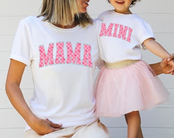Mama and Mini Matching T-Shirts: Girl Mommy Toddler Tee