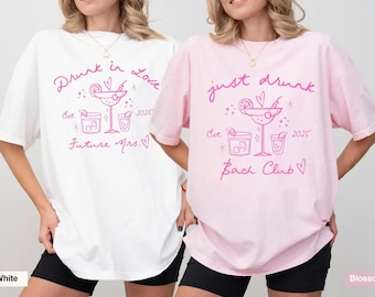 Comfort Colors® Bachelorette Party Shirt: Drunk in Love, Bridesmaid Shirts