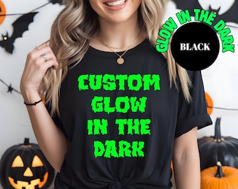 Personalized Glow in the Dark Shirt: Neon Graphic Tee
