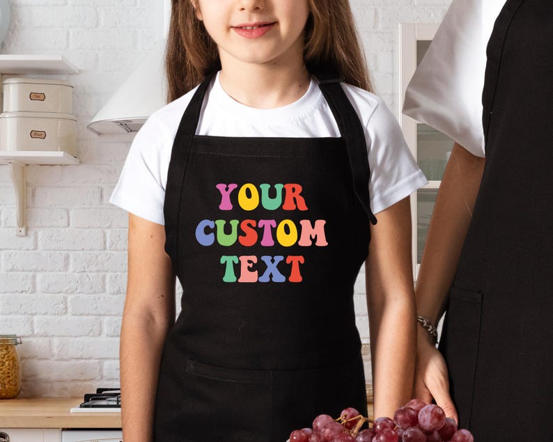 Written Aprons Custom Apron: Personalized Text or Logo, Chef Gift - Etsy