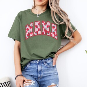 Strawberry Mama Shirt - Cute Fruit Graphic Tee image 3