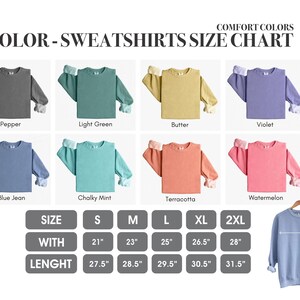 a color chart for a women's sweater size chart