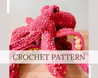 Anchor The Octopus Pattern | Crochet Pattern |Digital Download | PDF
