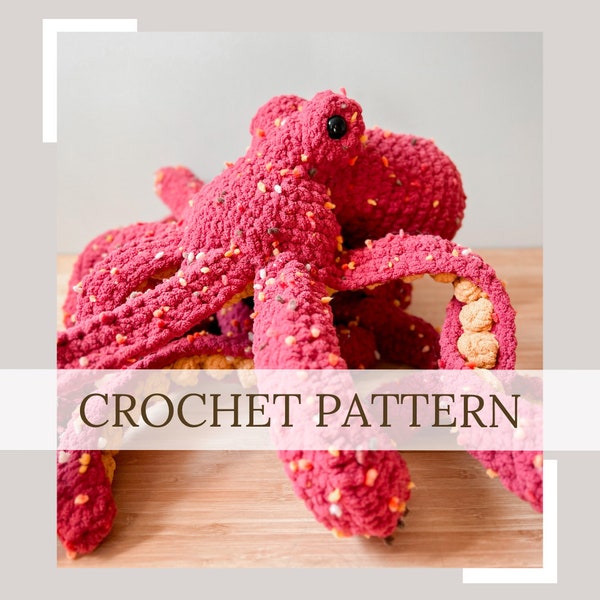 Ancrer le motif Octopus | Patron au crochet | Téléchargement numérique | PDF