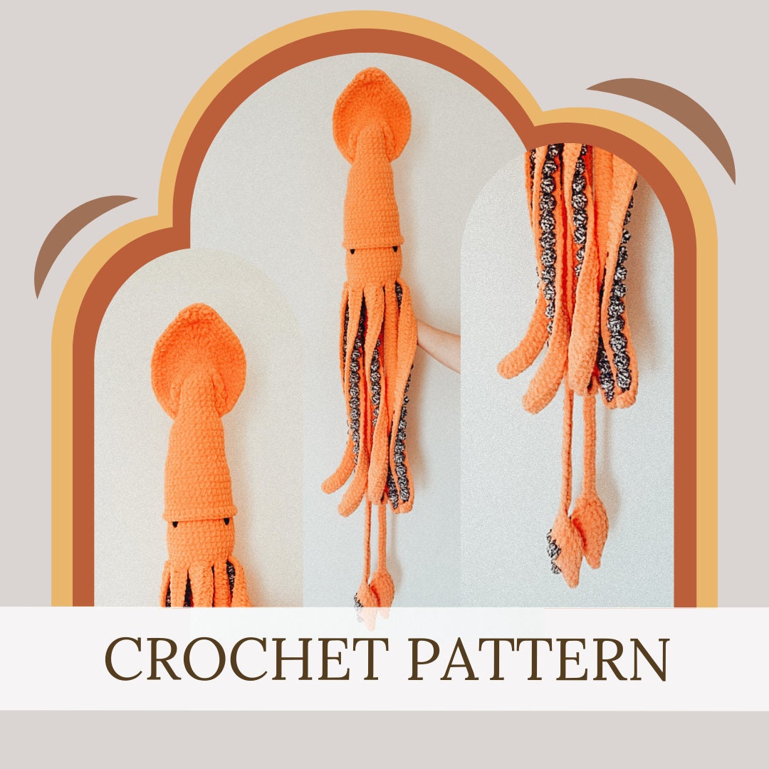 Cal the Colossal Squid Pattern | Crochet Pattern |digital Download ...
