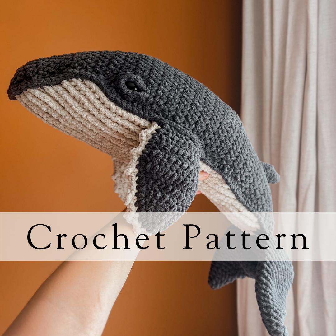 Hugo The Humpback Whale Pattern | Crochet Pattern |Digital Download | PDF