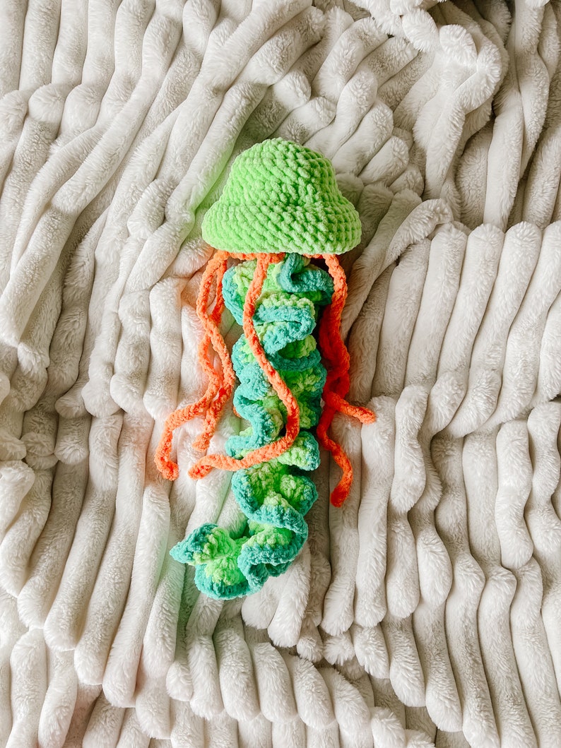 MINI Jazzy The Jellyfish Pattern Crochet Pattern Digital Download PDF zdjęcie 2