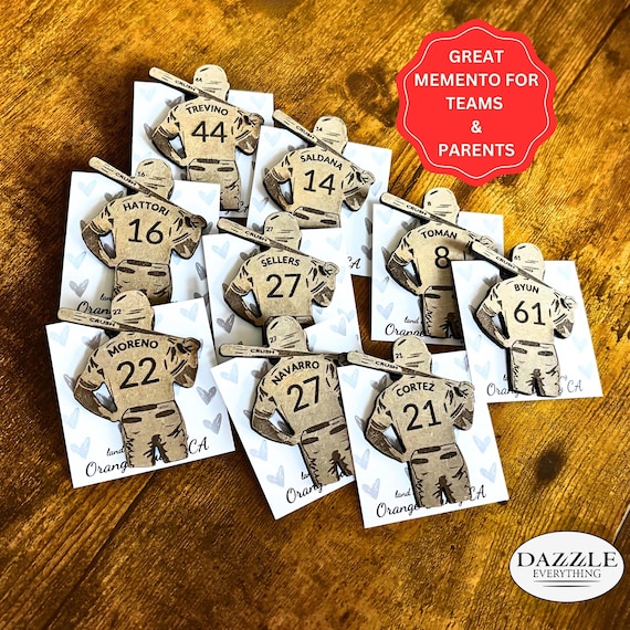 Baseball Pin, Personalized Baseball Pin, Baseball Player Gift, Team Mom Gift, Custom Baseball Name Tag, Engraved Button, Baseball Coach Gift