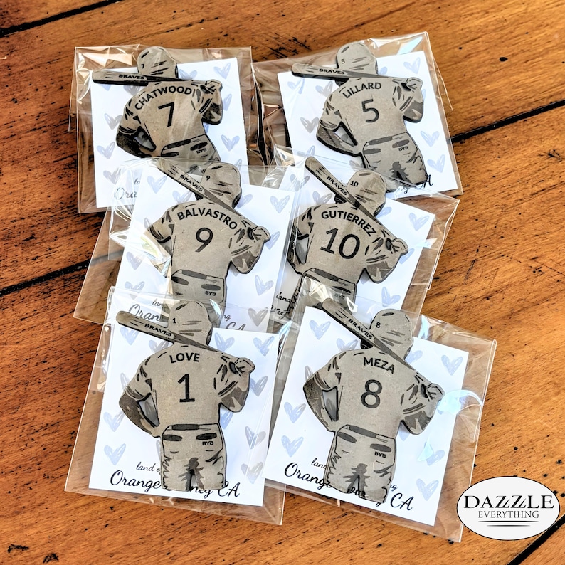 Baseball Pin, Personalized Baseball Pin, Baseball Player Gift, Team Mom Gift, Custom Baseball Name Tag, Engraved Button, Baseball Coach Gift image 12