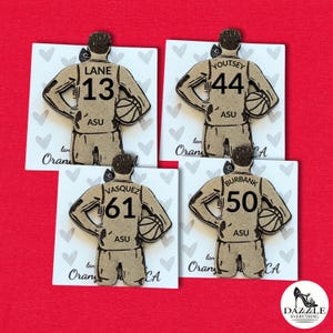 Custom Basketball Pins, Custom Basketball Team Gifts, Basketball Keepsake, Basketball Team Gift, Basketball Coach Gifts, Personalized Pin