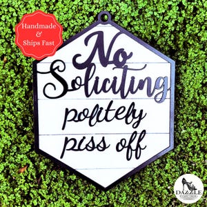 No Soliciting Door Sign, No Knocking Sign Funny, Door Bell Sign, Please Do Not Disturb Sign, Piss Off Sign, No Solicit Signs, Entry Sign