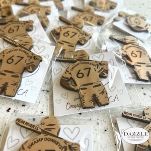 Baseball Pin, Personalized Baseball Pin, Baseball Player Gift, Team Mom Gift, Custom Baseball Name Tag, Engraved Button, Baseball Coach Gift image 7