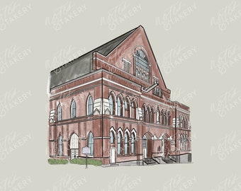 RymanAuditorium Digital Download Illustration