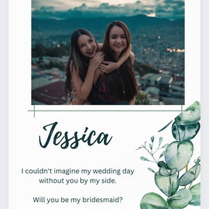 Bridesmaid/Groomsmen Proposal Card