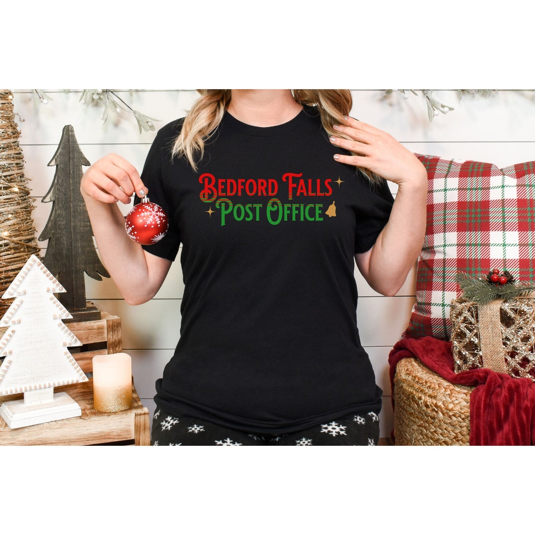 Bedford Falls Post Office Tshirt Christmas Tshirt for Postal Etsy