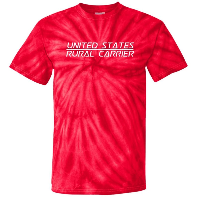 Rural Carrier Tie Dye T-shirt, Tie Dye Postal Shirt for Men or Women ...