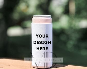 Slim Can Cooler Mockup Can Hugger Mockup Can Chiller Mockup PNG Digital Download