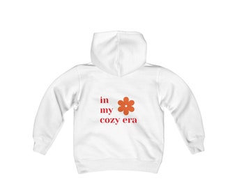 In My Cosy Era jeugdsweatshirt met capuchon van zware mix