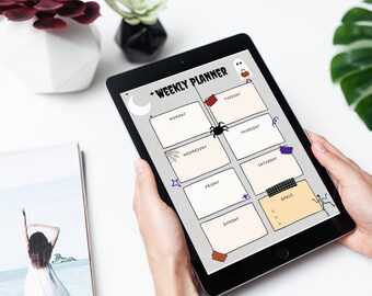 Digital Daily Planner | Printable | Productivity | Work Day Planner ...