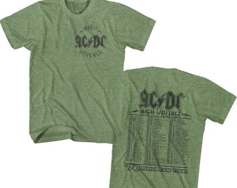Maglietta Unisex ACDC Let There Be Rock – Ufficiale, Nero, Cotone, Taglia L