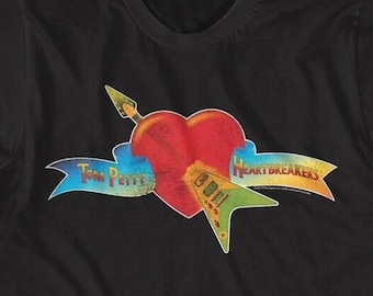 Tom Petty & the Heartbreakers Logo Adult T Shirt