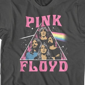 PINK FLOYD Space Faces Prism Adult T-Shirt