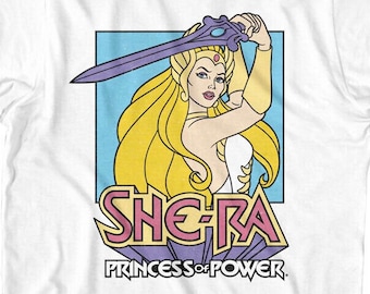 She-Ra Pastel Power Sword Adult T-Shirt Masters of the Universe He-Man
