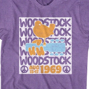 Woodstock August 1969 Adult T-Shirt