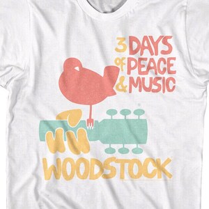 Woodstock 3 Days of Peace & Music Adult T-Shirt