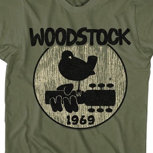 Woodstock Vintage Logo Adult T-Shirt