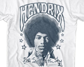 Jimi Hendrix Black Adult T-shirt - Etsy