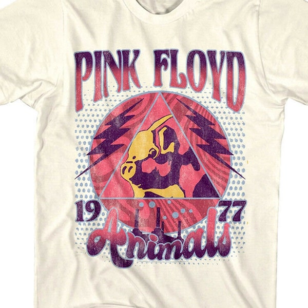 PINK FLOYD Animals Illuminati Pig Adult T-Shirt