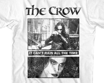 The CROW T-Shirt Brandon Lee Character Movie Vintage Adult Tees