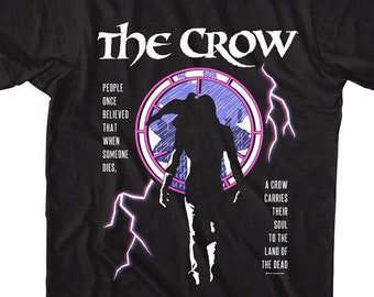 The CROW T-Shirt Gothic Superhero Movie Quotes Adult Tees