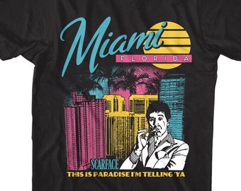 Scarface Miami Florida Adult T-Shirt