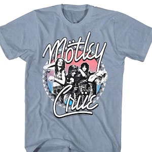 MOTLEY CRUE Star Studded Adult T-Shirt Theatre of pain Photo Heavy Metal Rock