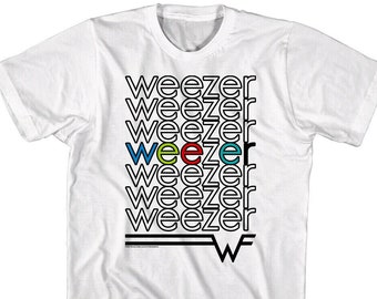Weezer Band Logo T-shirt: Officially Licensed Alt Rock Graphic Tee