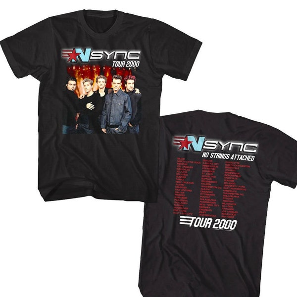 NSYNC T-Shirt No Strings Attached Tour 2000