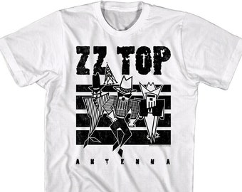 Vintage 90s ZZ Top Antenna Tour Shirt - Sz XL - Concert Tee