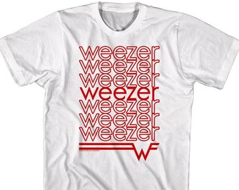 Weezer Band Logo T-shirt: Officially Licensed Alt Rock Graphic Tee