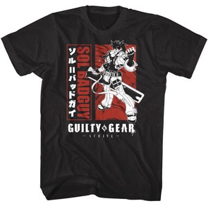 Guilty Gear Strive Sol Badguy Men&#39;s T Shirt Adult Tees